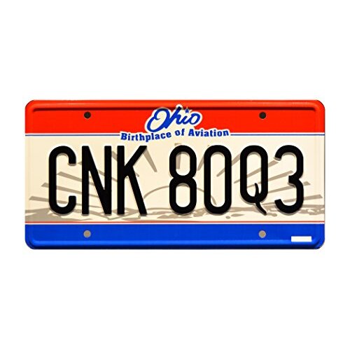 Celebrity Machines Winchester Impala | CNK 80Q3 | Metal Stamped License Plate